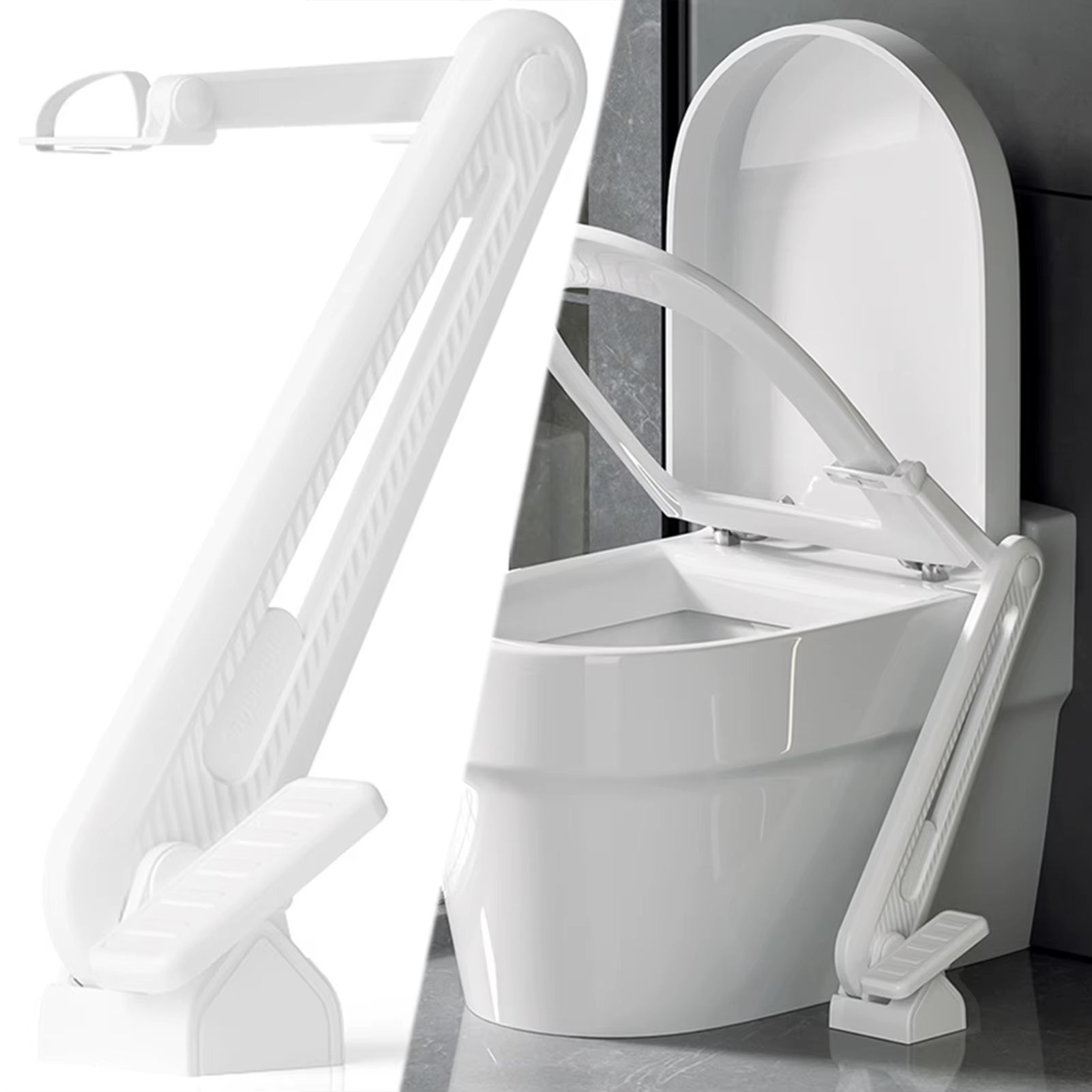 Revolutionary Foot Pedal Toilet Lid Lifter - Hands-Free, Hygienic Bathroom Accessory for a Cleaner Experience