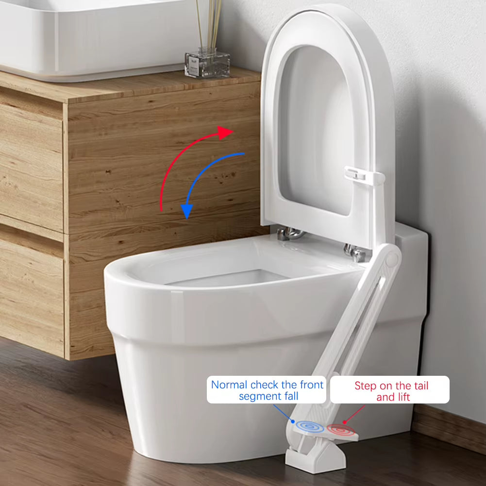Revolutionary Foot Pedal Toilet Lid Lifter - Hands-Free, Hygienic Bathroom Accessory for a Cleaner Experience